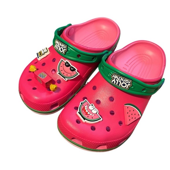 crocs x jolly rancher watermelon W7/M5 36/37 classic clog unisex gidget candy - Picture 4 of 7